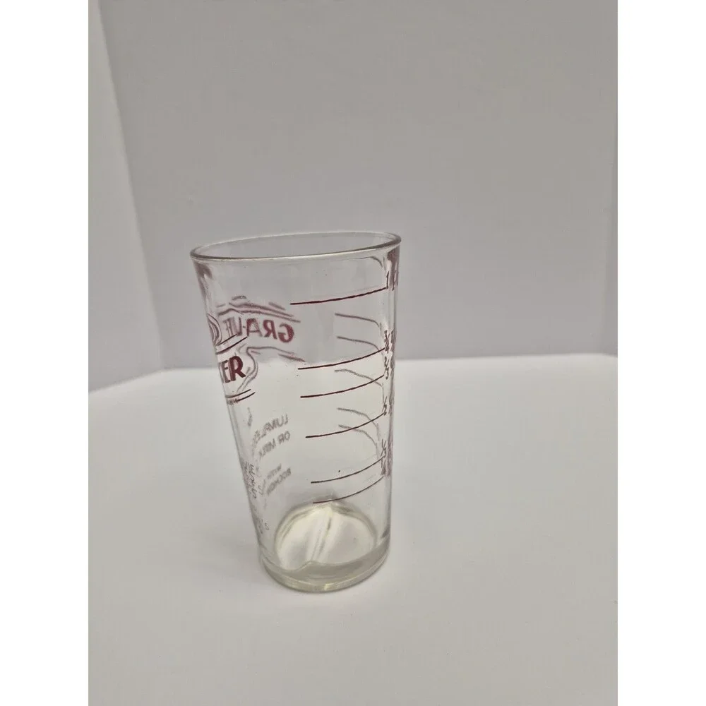 Vintage Grav-ee Mixer Glass Lumpless Mixer Rochow Swirls